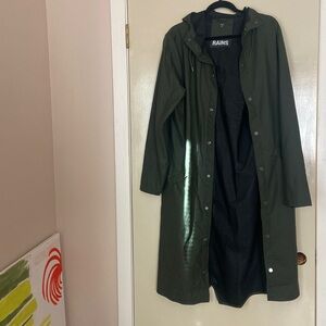 RAINS rain jacket. Worn only twice. Perfect condition